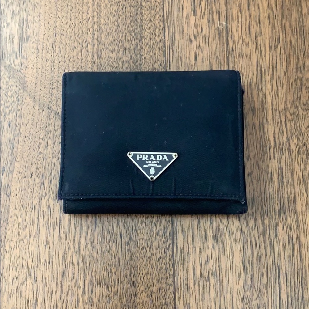 Prada wallet - dark eggplant